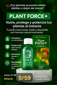 Plant Force Orgánico - Producto Magistral