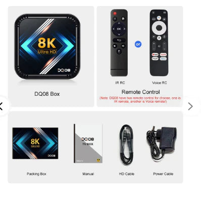 z28 Pro TV Box 8K Android WIFI 64GB+RAM 4GB - MAGIS TV ILIMITADO - Control con Comando de Voz